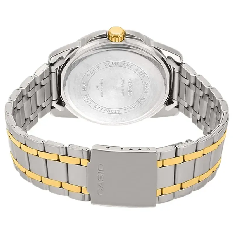 Casio Enticer Dual-tone Date Display Men's Watch- MTP-1314SG-1AV